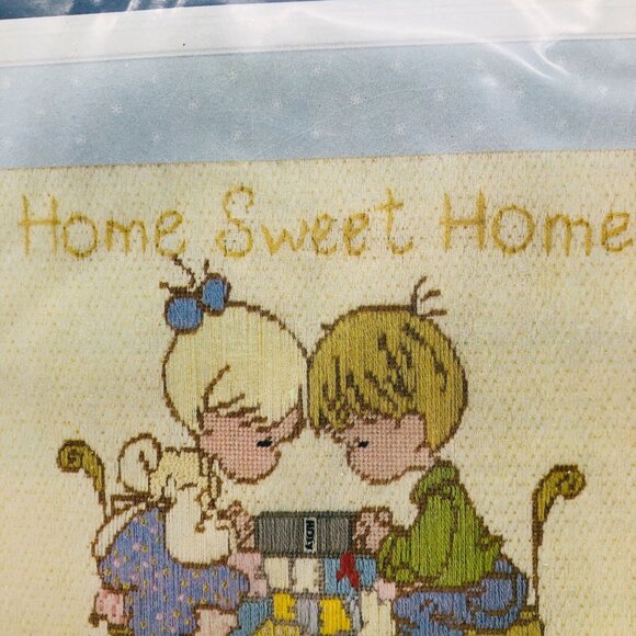Vtg Paragon Precious Moments Longpoint Pictures Kit Home Sweet Home 1098 Sealed - Picture 5 of 12